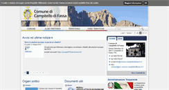 Desktop Screenshot of comune.campitellodifassa.tn.it